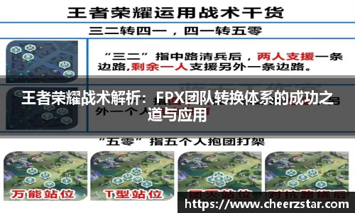 王者荣耀战术解析：FPX团队转换体系的成功之道与应用
